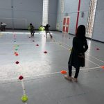 Dribbling football
