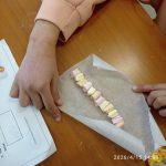 assembling igneous rock using candy